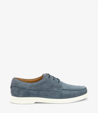 Loake Men's Sardinia Light Blue Suede