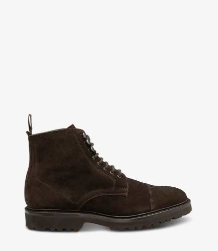 Loake Men's Aquarius Dark Brown Suede Loake Men's Aquarius Dark Brown Suede