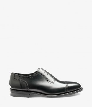 Loake Men's Fleet Black Calf