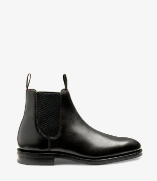 Loake Men's Emsworth Black Calf