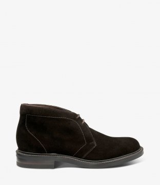 Loake Men's Berkeley Dark Brown Suede
