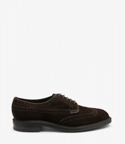 Loake Men's Ripon Dark Brown Suede Loake Men's Ripon Dark Brown Suede