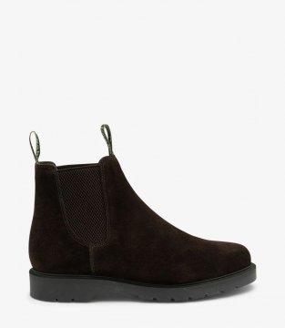 Loake Men's McCauley Dark Chocolate Suede
