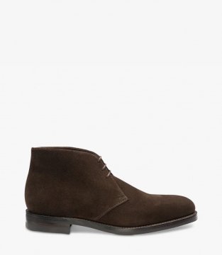 Loake Men's Pimlico Dark Brown Suede