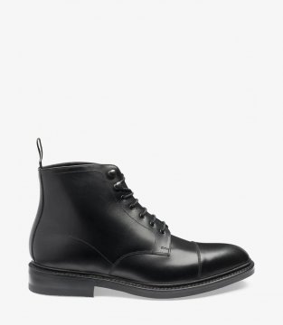 Loake Men's Roehampton Black Calf