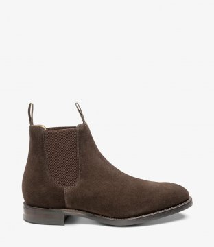 Loake Men's Chatsworth Dark Brown Suede