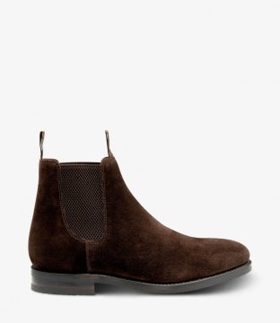 Loake Men's Emsworth Dark Brown Suede