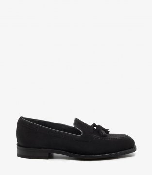 Loake Men's Russell Black Suede