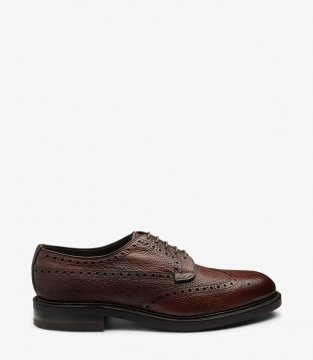 Loake Men's Ripon Oxblood Grain