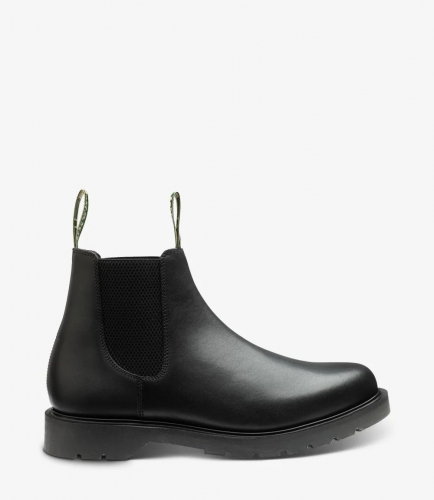 Loake Men's McCauley Black Waxy