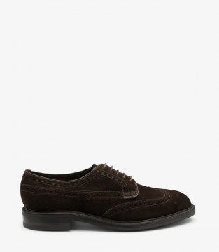 Loake Men's Ripon Dark Brown Suede