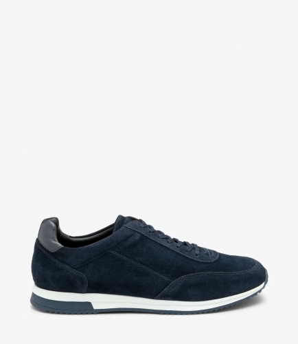 Loake Men's Bannister Navy Suede Loake Men's Bannister Navy Suede