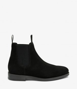 Loake Men's Emsworth Black Suede