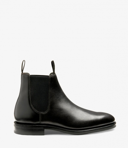 Loake Men's Emsworth Black Calf