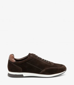 Loake Men's Bannister Dark Brown Suede Loake Men's Bannister Dark Brown Suede