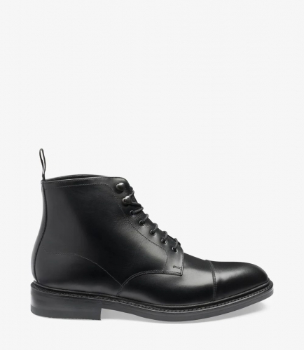 Loake Men's Roehampton Black Calf