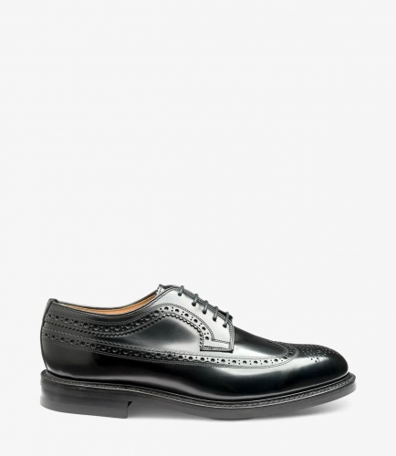 Loake Men's Sovereign Black Polished