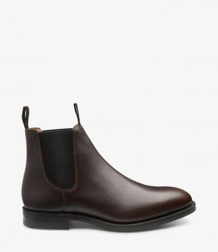 Loake Men's Chatsworth Dark Brown Waxy
