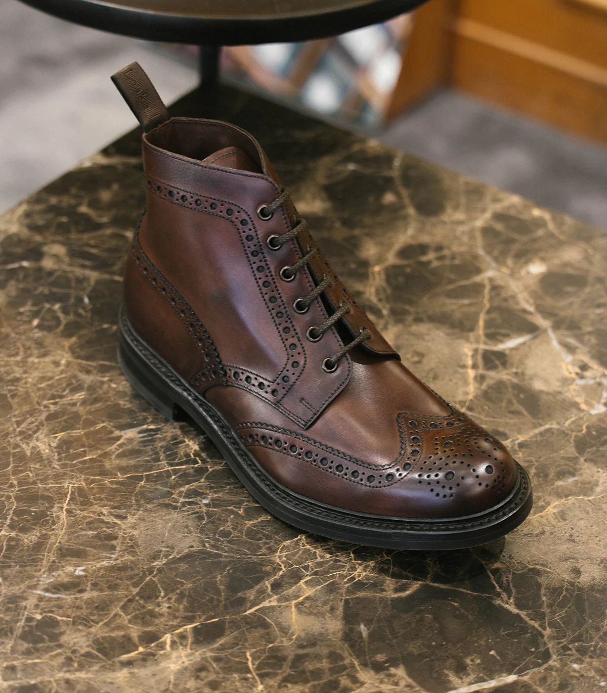 Loake Men's Bedale Dark Brown Calf