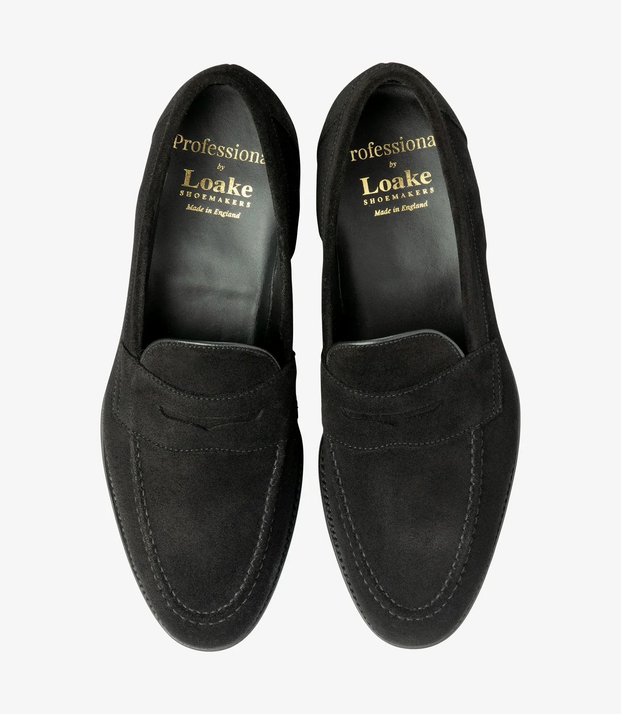 Loake Men's Imperial Black Suede
