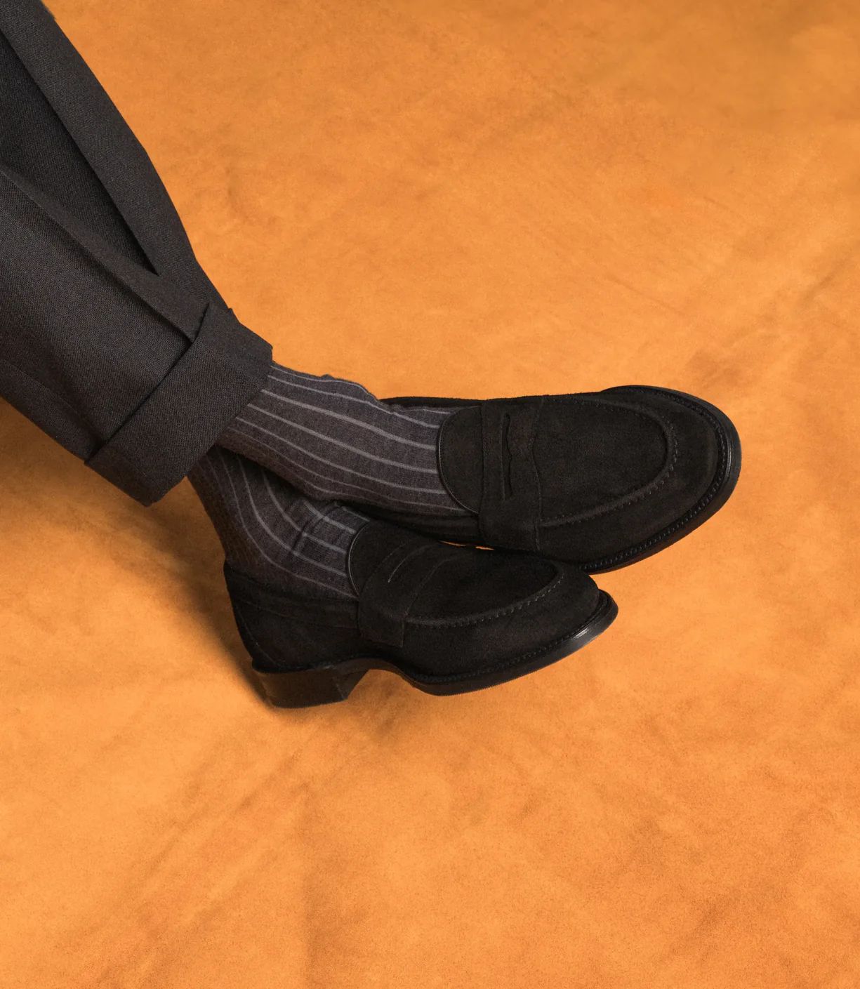 Loake Men's Imperial Black Suede