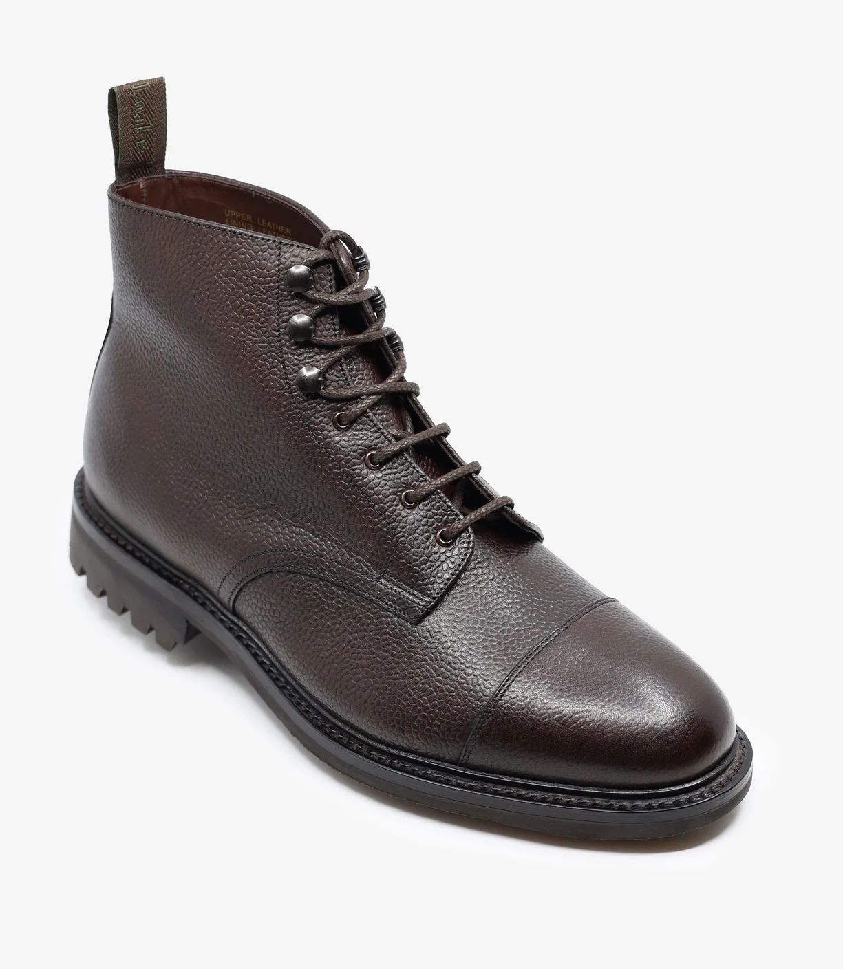 Loake Men's Sedbergh Dark Brown Grain