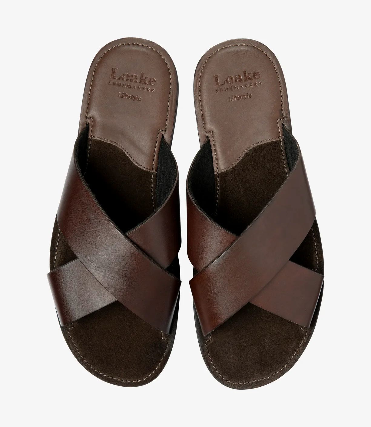 Loake Men's Gozo Dark Brown