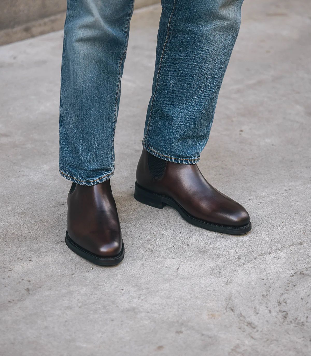Loake Men's Emsworth Dark Brown Calf