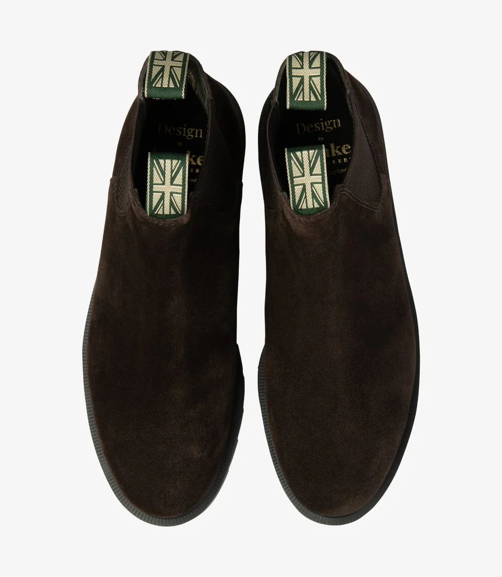 Loake Men's McCauley Dark Chocolate Suede