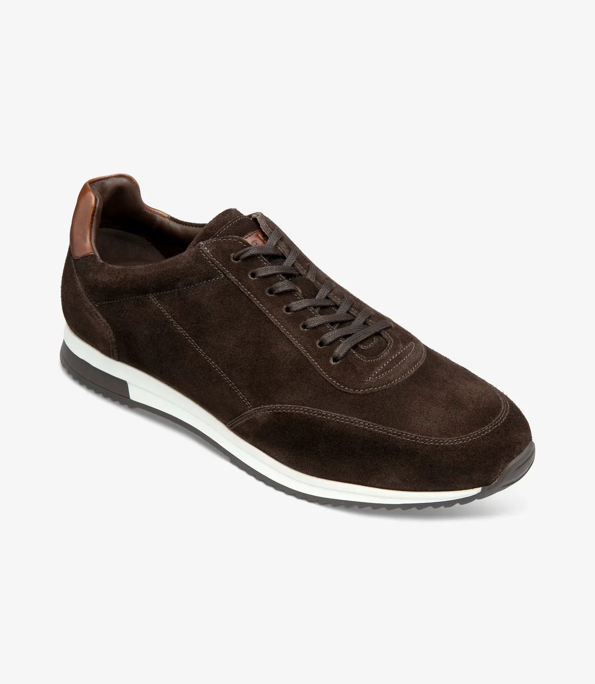 Loake Men's Bannister Dark Brown Suede