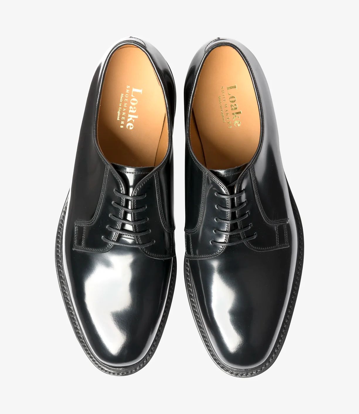 Loake Men's 771 Black Polished
