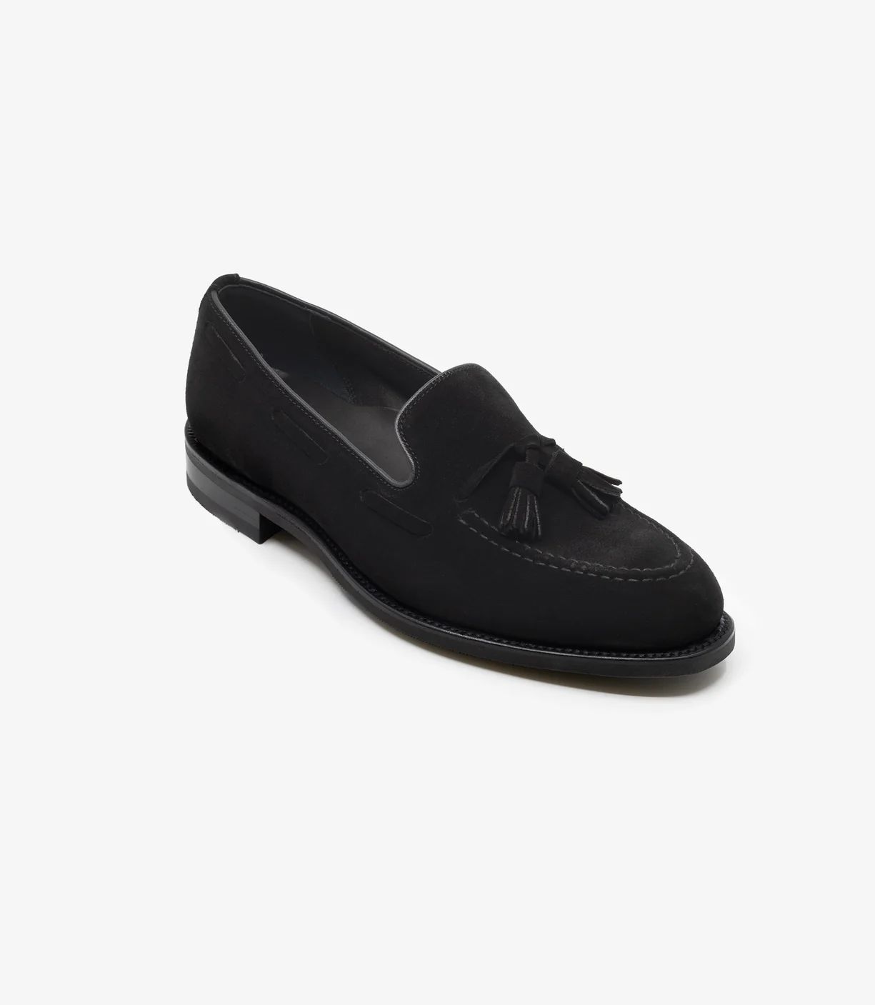 Loake Men's Russell Black Suede