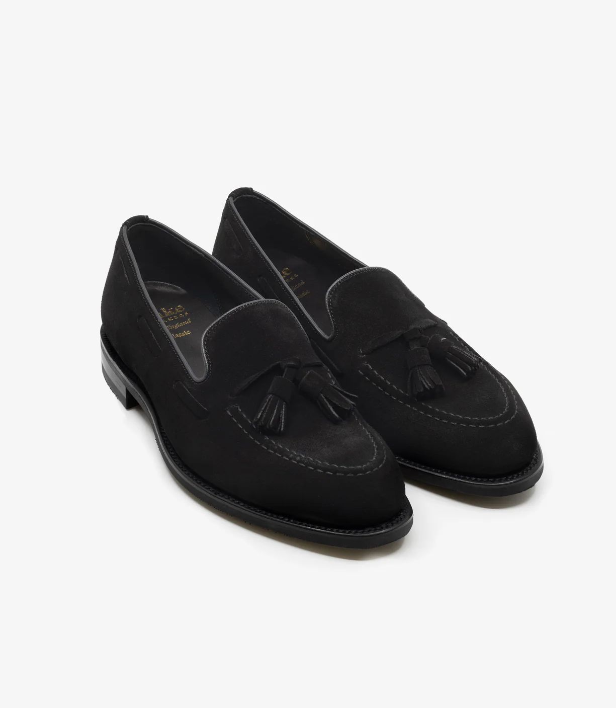 Loake Men's Russell Black Suede