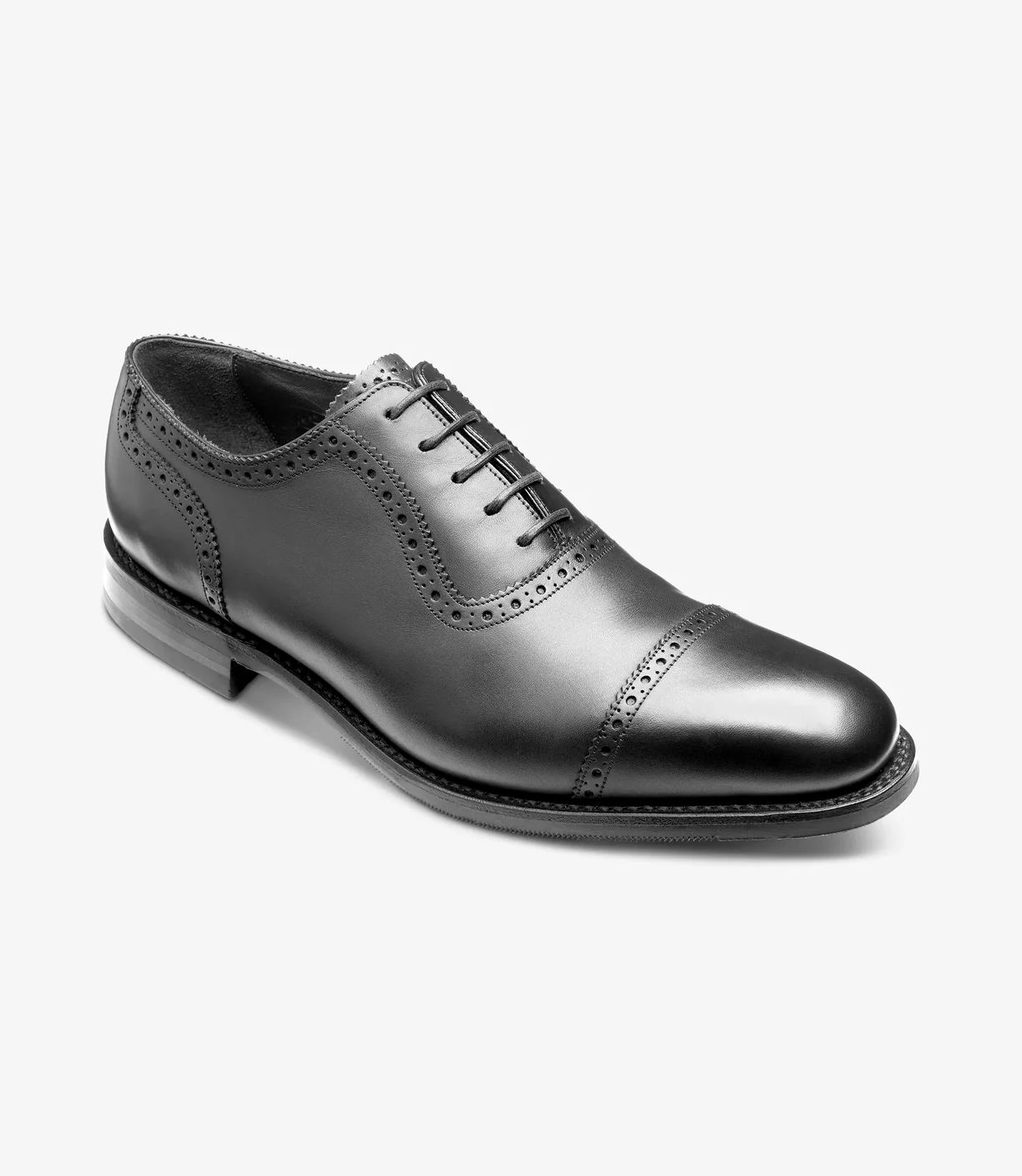 Loake Men's Fleet Black Calf