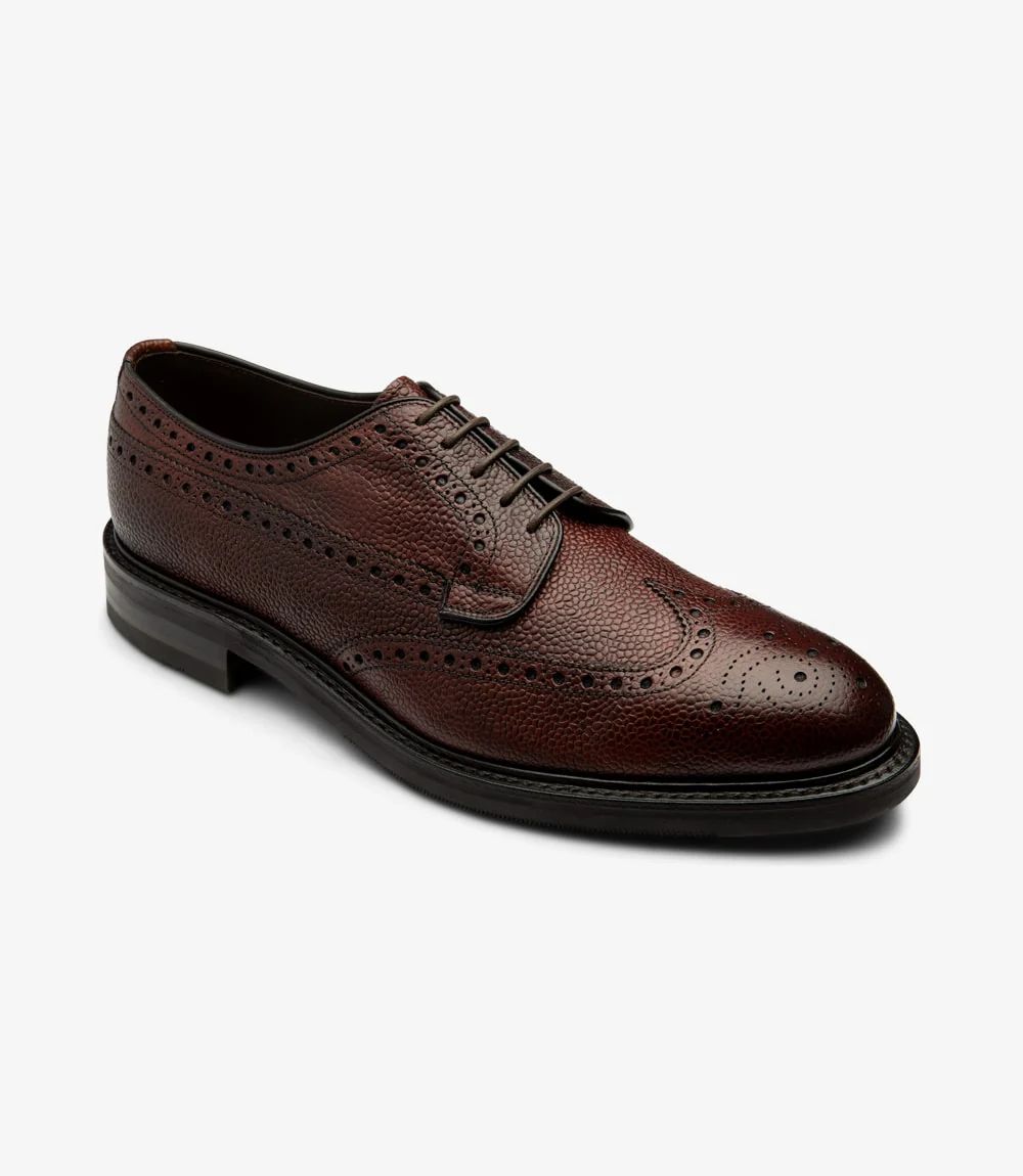 Loake Men's Ripon Oxblood Grain