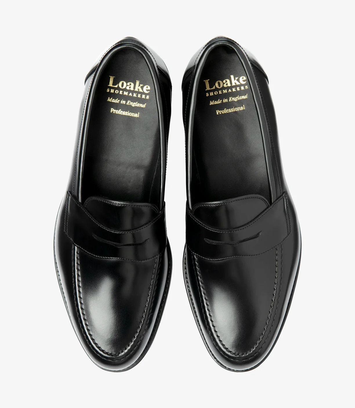 Loake Men's Imperial Black Polished (G-Fit)