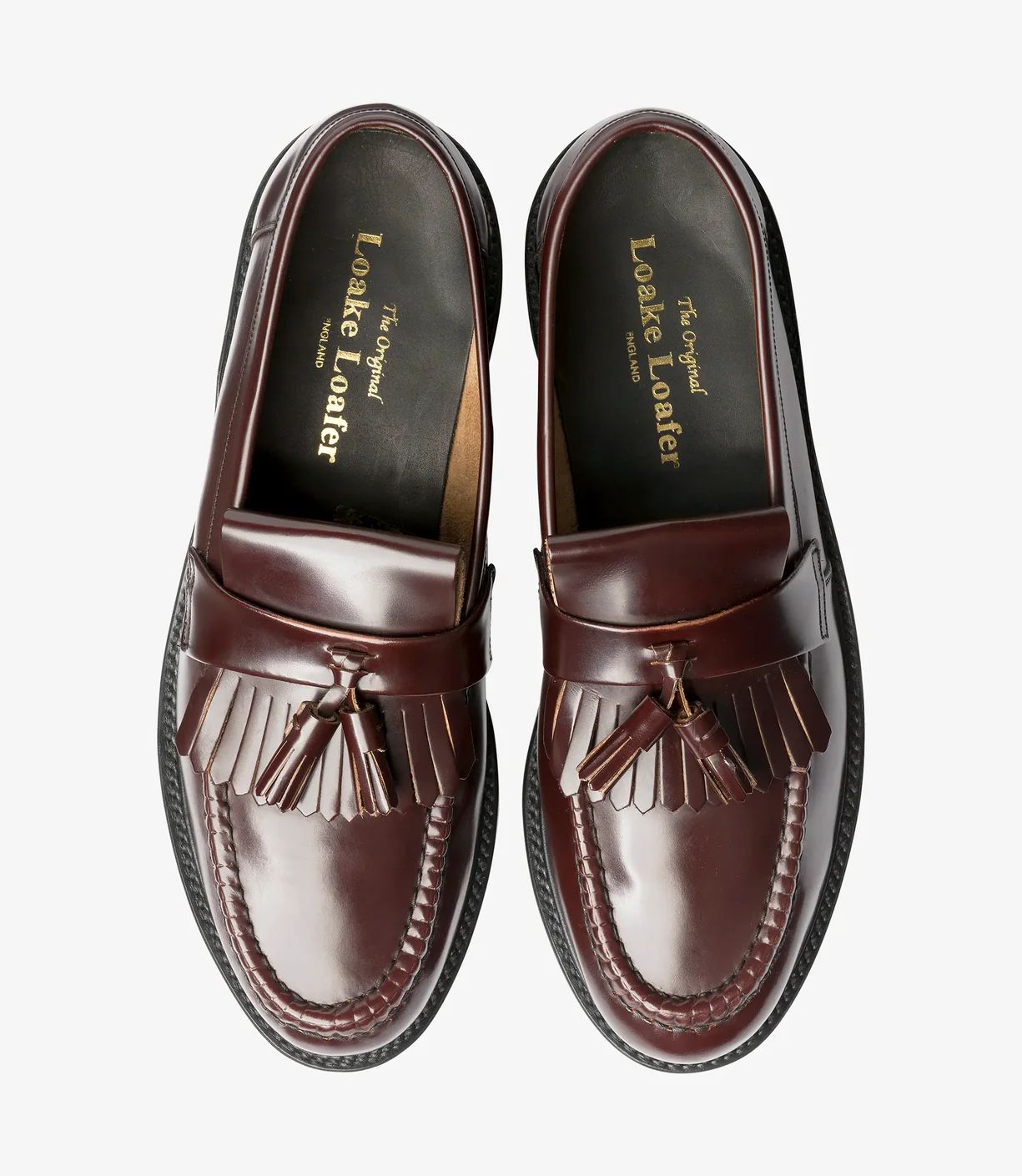 Loake Men's Brighton Burgundy