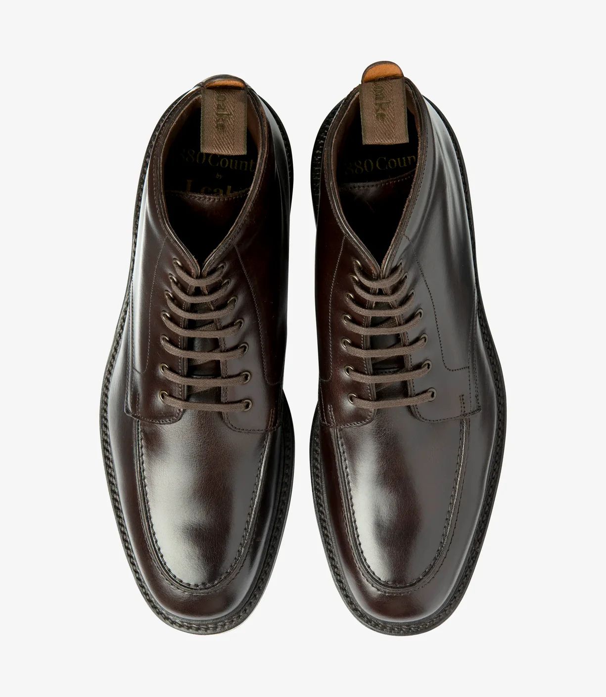 Loake Men's Gisbourne Dark Brown Waxy
