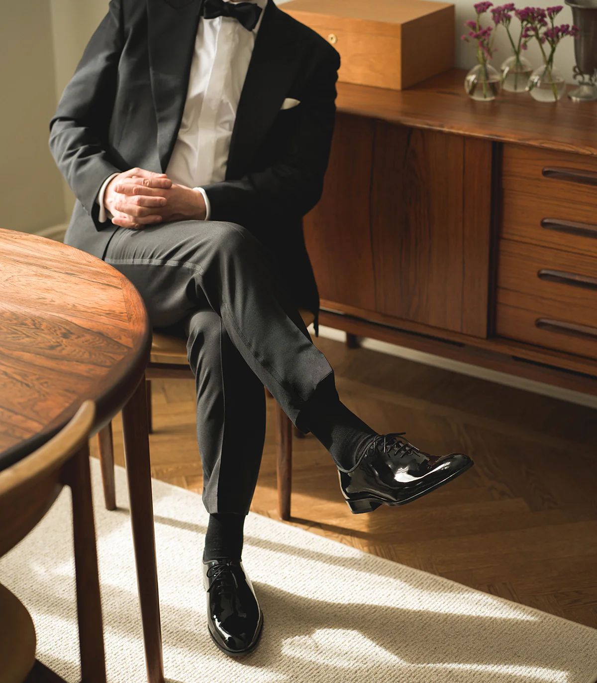 Loake Men's Regal Black Patent