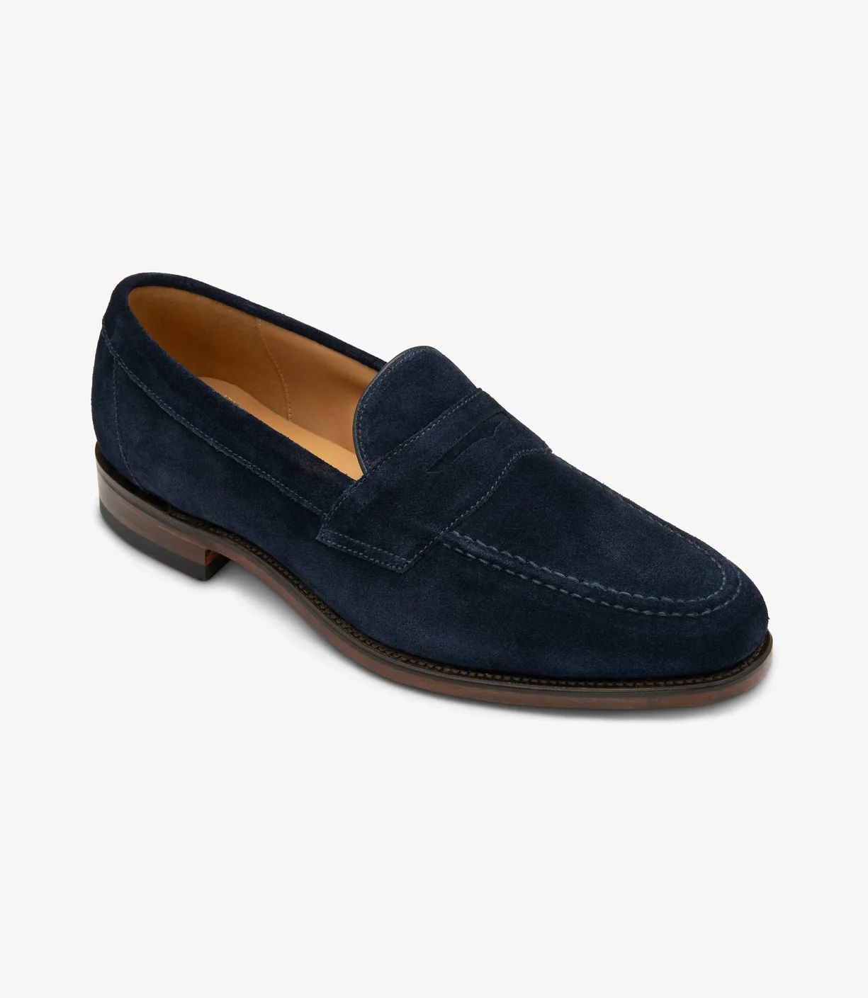 Loake Men's Imperial Navy Suede