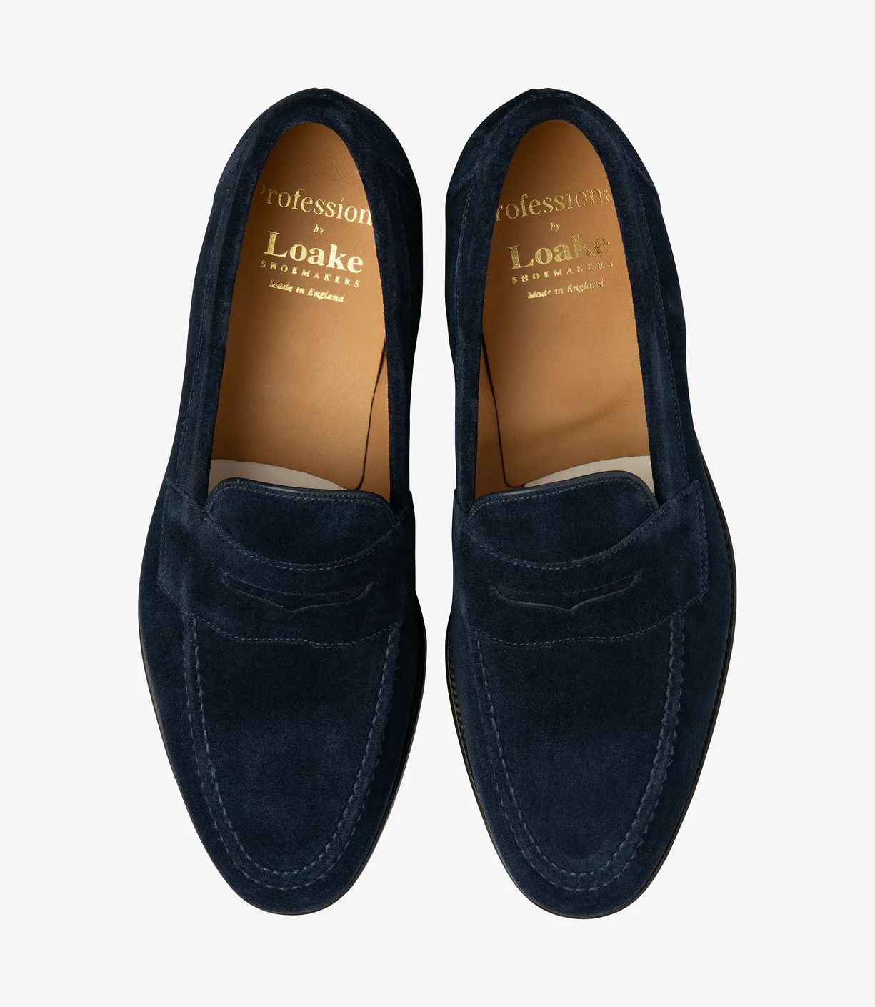 Loake Men's Imperial Navy Suede