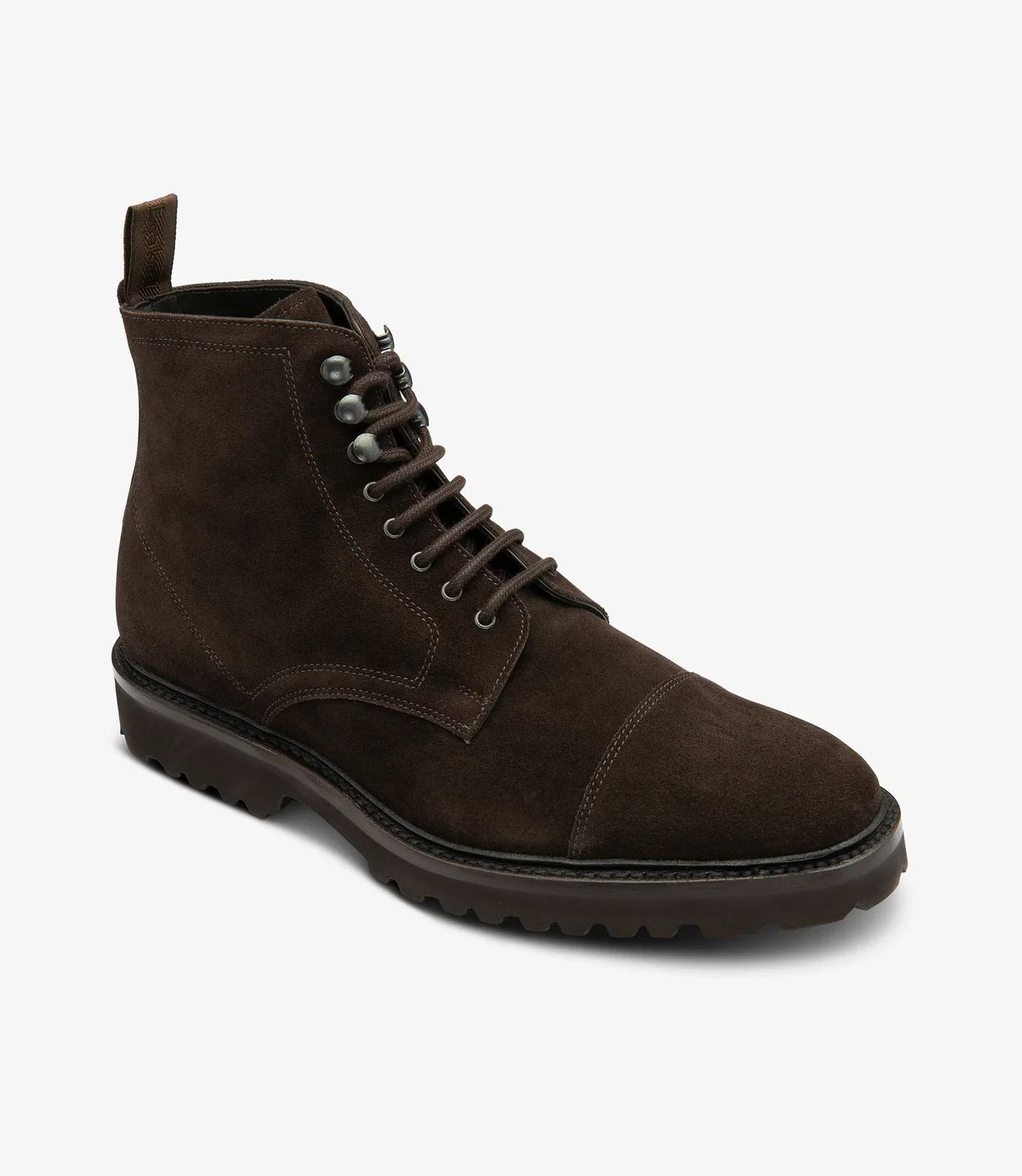 Loake Men's Aquarius Dark Brown Suede