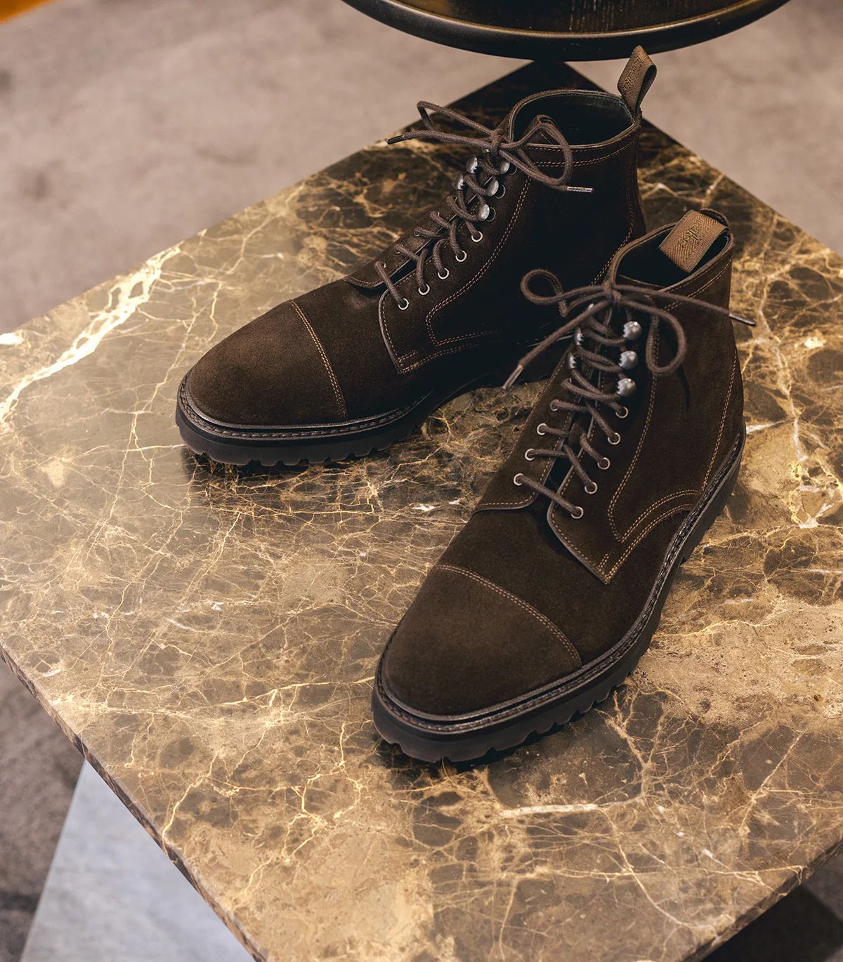 Loake Men's Aquarius Dark Brown Suede