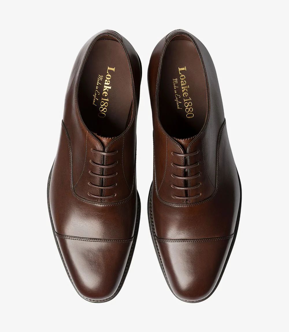 Loake Men's Aldwych Dark Brown Calf