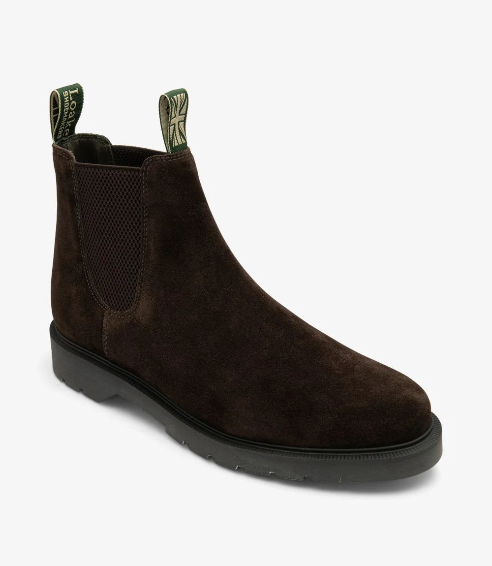 Loake Men's McCauley Dark Chocolate Suede