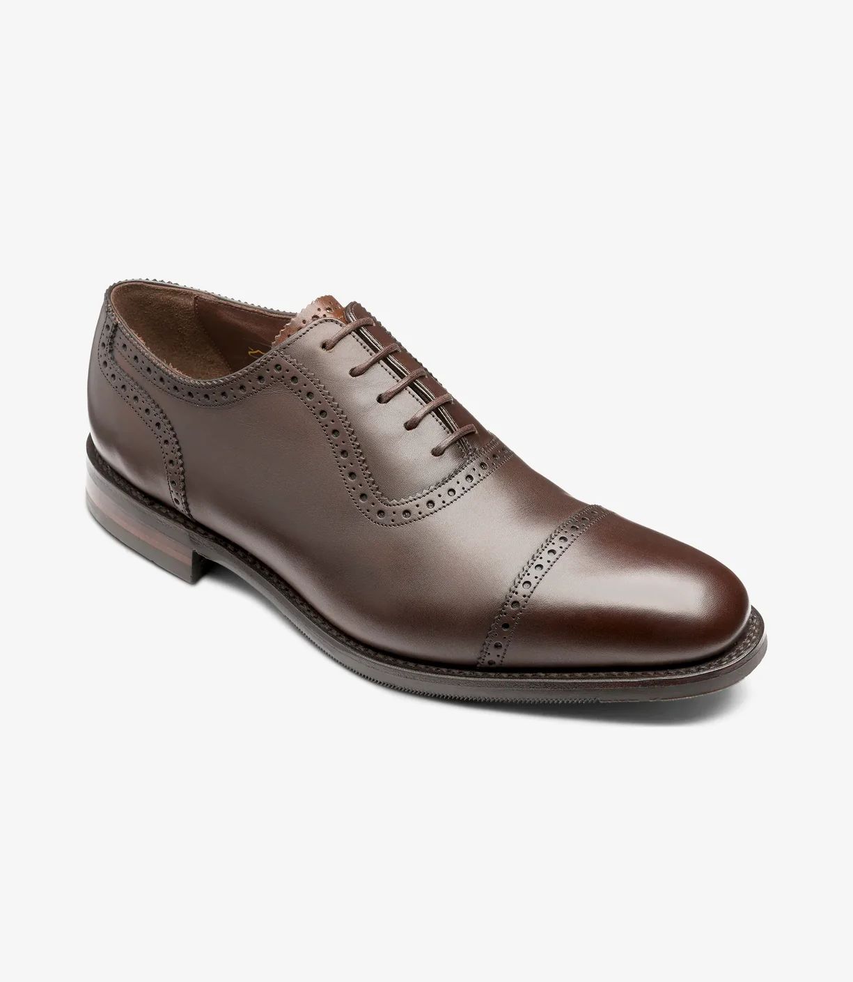 Loake Men's Fleet Dark Brown Calf