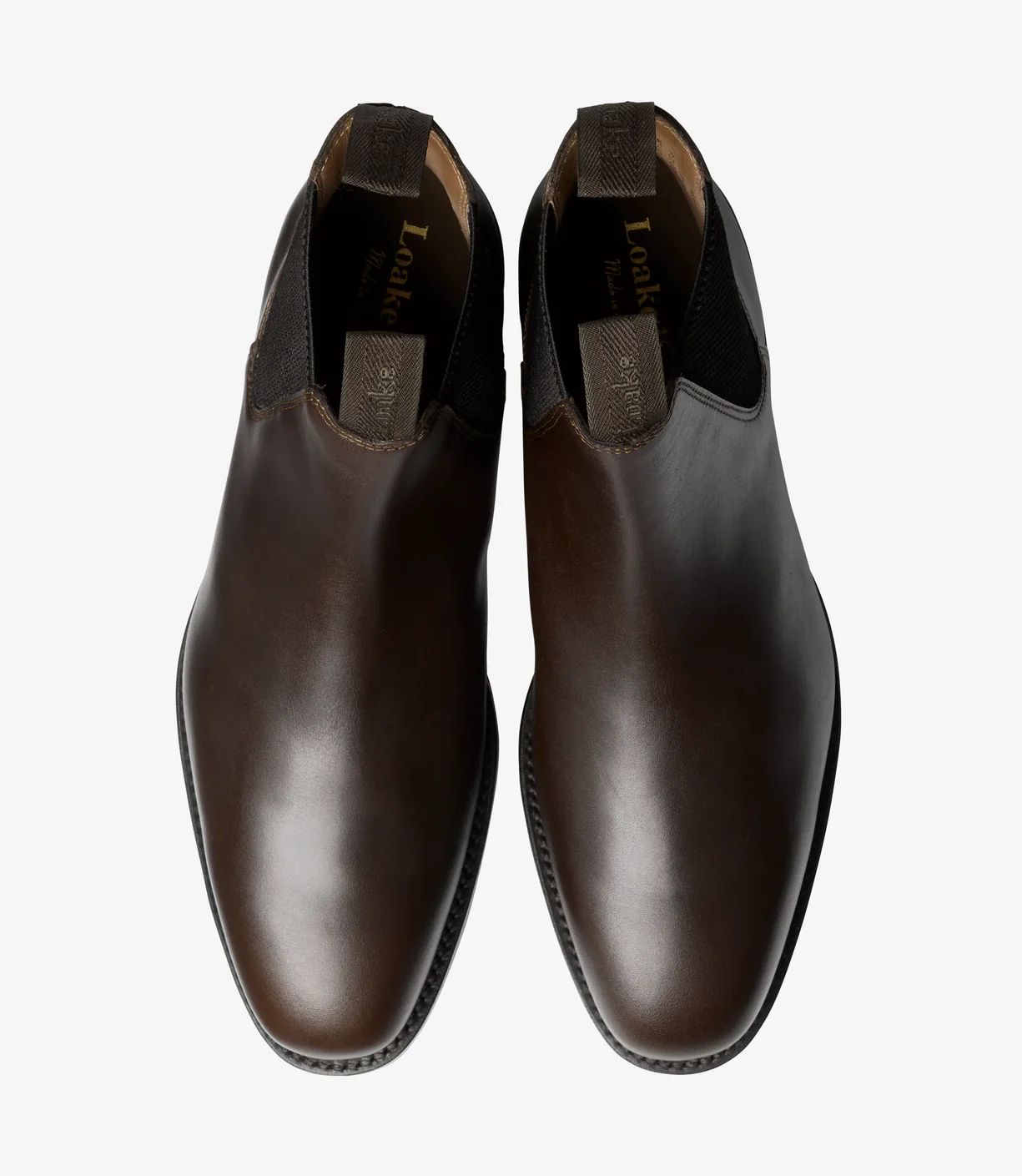 Loake Men's Chatsworth Dark Brown Waxy