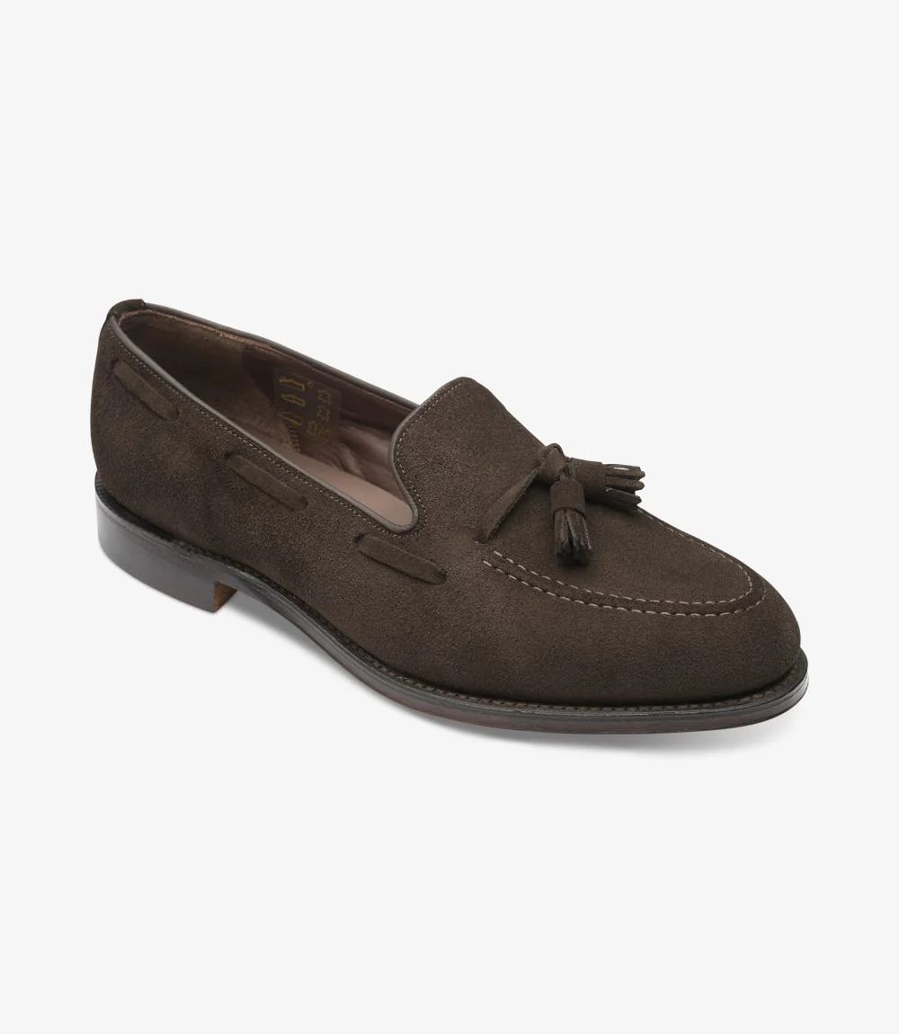 Loake Men's Russell Dark Brown Suede