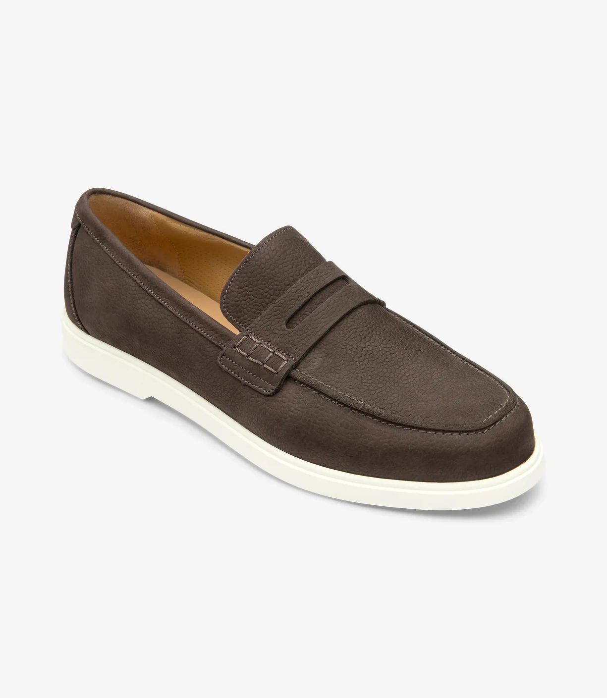 Loake Men's Como Dark Brown Nubuck