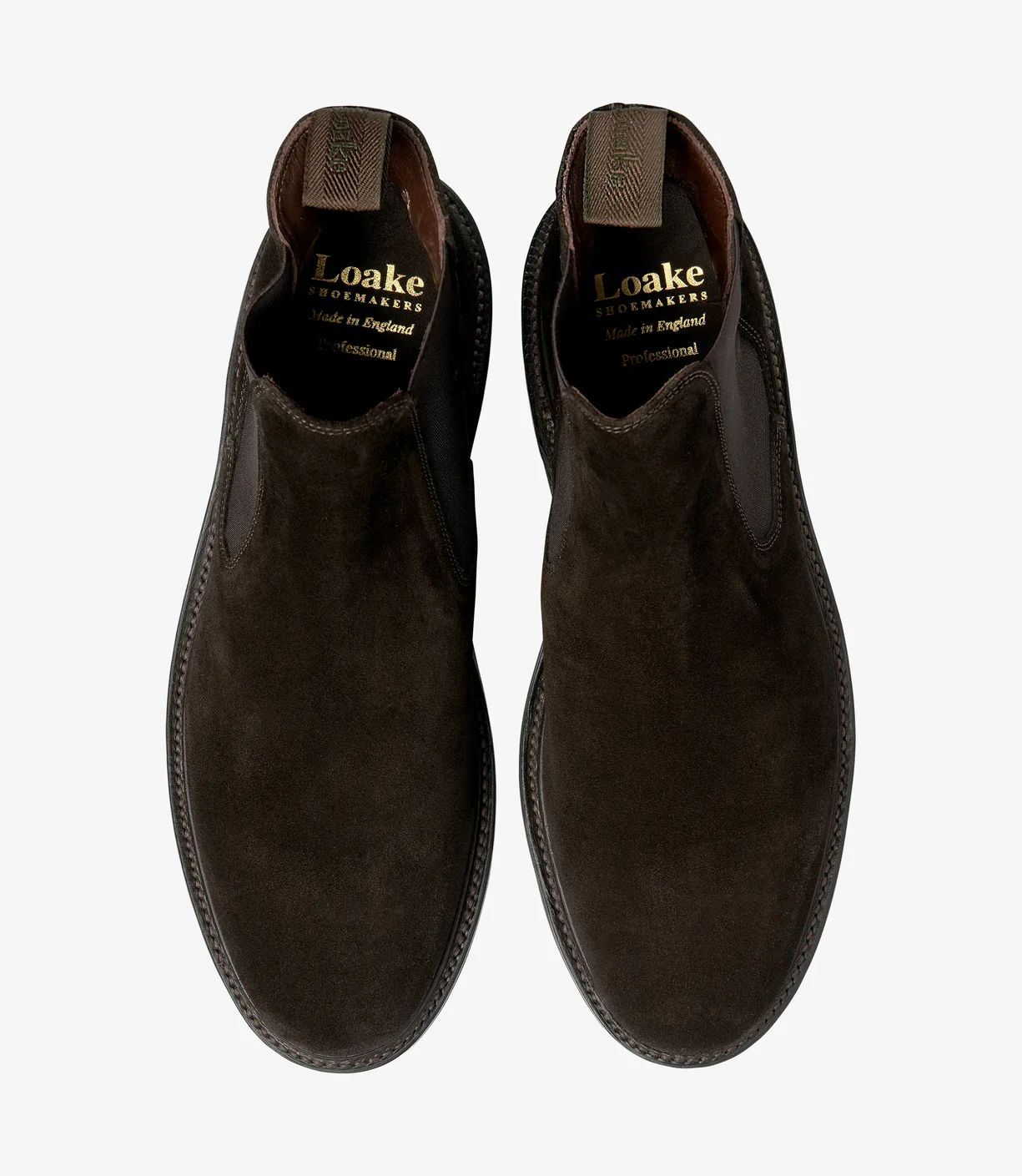 Loake Men's Dorchester Dark Brown Suede